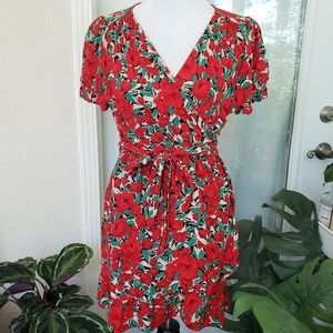 Zara Wrap Floral Dress